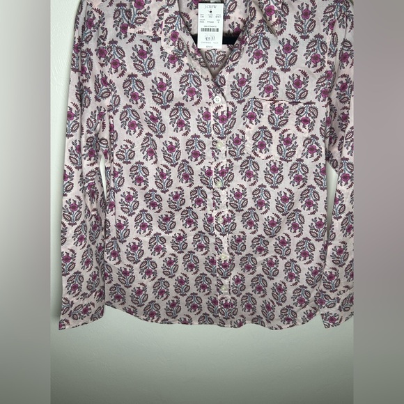 J.Crew Floral Button Down Shirt NWT Small - Picture 2 of 12